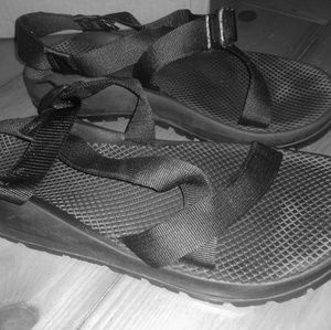 Black chacos size 12